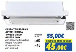 Orizzonte Cappa Telescopica offerta