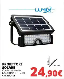 Brico Io LUMIX SPACE PROIETTORE SOLARE offerta