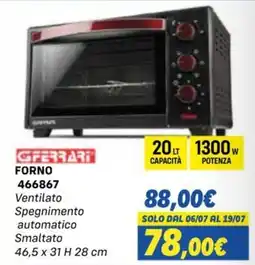 Orizzonte Forno GFerrari offerta