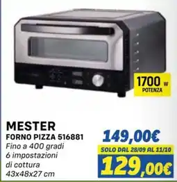 Orizzonte MESTER FORNO PIZZA 516881 offerta