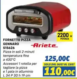 Orizzonte Fornetto pizza Gennaro Ariete offerta