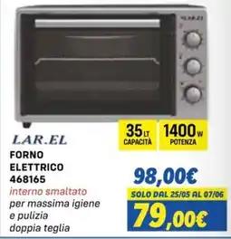 Orizzonte LAR.EL FORNO ELETTRICO offerta