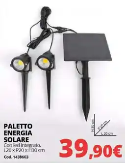 Brico Io PALETT0 ENERGIA SOLARE offerta