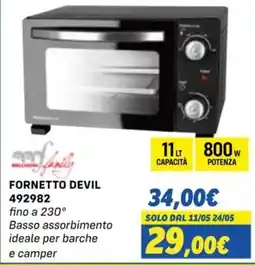 Orizzonte Fornetto Devil offerta