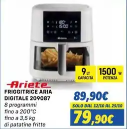Orizzonte Ariete Friggitrice Aria Digitale 209087 offerta