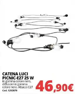 Brico Io CATENA LUCI PICNIC-E27 offerta