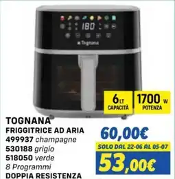 Orizzonte TOGNANA FRIGGITRICE AD ARIA offerta