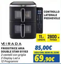 Orizzonte MIRADA FRIGGITRICE ARIA DOUBLE STAR 511153 offerta