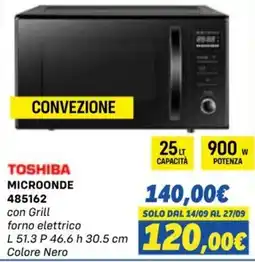 Orizzonte TOSHIBA MICROONDE 485162 offerta
