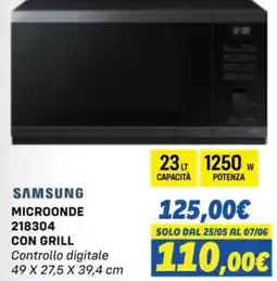 Orizzonte SAMSUNG MICROONDE 218304 offerta