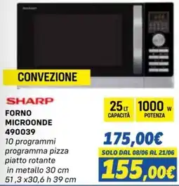Orizzonte SHARP FORNO MICROONDE offerta