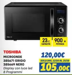 Orizzonte TOSHIBA MICROONDE offerta