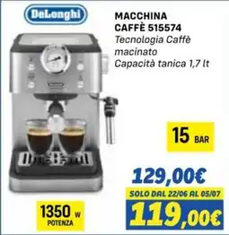 Orizzonte DeLonghi MACCHINA CAFFÈ 515574 offerta