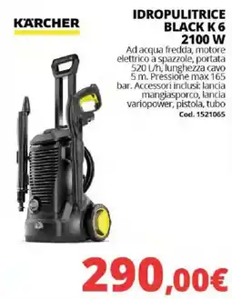 Brico Io IDROPULITRICE BLACK K 6 offerta