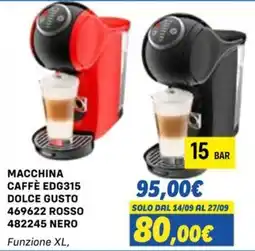 Orizzonte MACCHINA CAFFÈ EDG315 DOLCE GUSTO offerta