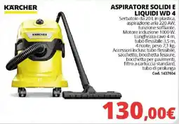 Brico Io ASPIRATORE SOLIDI E LIQUIDI WD 4 KÄRCHER offerta