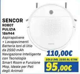 Orizzonte SENCOR ROBOT PULIZIA offerta