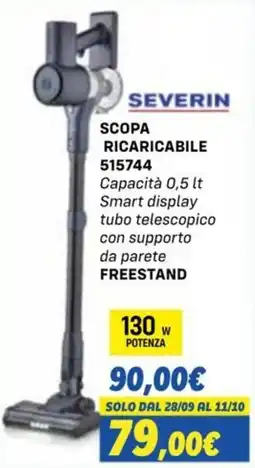 Orizzonte SCOPA RICARICABILE SEVERIN offerta