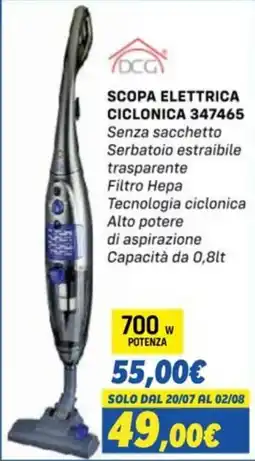 Orizzonte DCG SCOPA ELETTRICA CICLONICA 347465 offerta