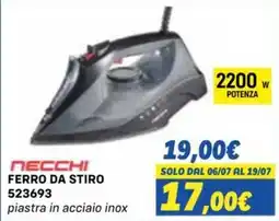 Orizzonte NECCHI FERRO DA STIRO offerta
