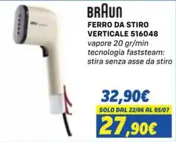 Orizzonte BRAUN FERRO DA STIRO VERTICALE 516048 offerta