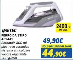 Orizzonte IMETEC FERRO DA STIRO offerta