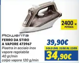 Orizzonte Rowenta Ferro da stiro a vapore 473967 offerta