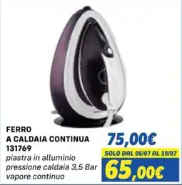 Orizzonte FERRO A CALDAIA CONTINUA offerta