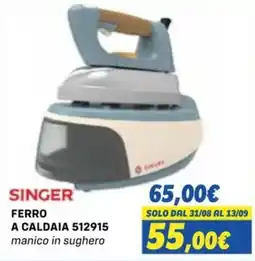 Orizzonte SINGER FERRO A CALDAIA 512915 offerta