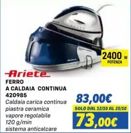 Orizzonte Ariete FERRO A CALDAIA CONTINUA offerta
