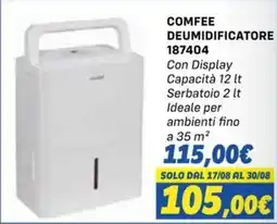 Orizzonte COMFEE DEUMIDIFICATORE offerta