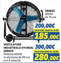 Orizzonte VENTILATORE INDUSTRIALE HYUNDAI offerta