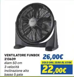 Orizzonte VENTILATORE FUNBOX offerta