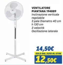 Orizzonte VENTILATORE PIANTANA 194889 offerta