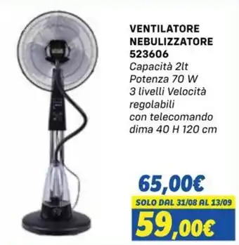 VENTILATORE NEBULIZZATORE