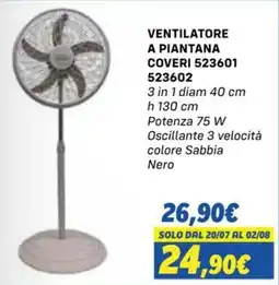 Orizzonte VENTILATORE A PIANTANA COVERI offerta
