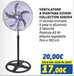 Orizzonte VENTILATORE A PIANTANA COVERI COLLECTION 428204 offerta