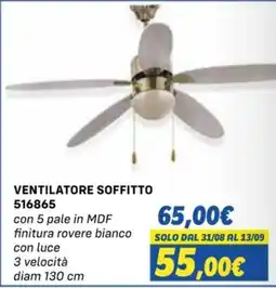 Orizzonte VENTILATORE SOFFITTO 516865 offerta
