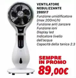 Orizzonte VENTILATORE NEBULIZZANTE offerta