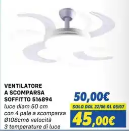 Orizzonte VENTILATORE A SCOMPARSA offerta