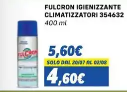 Orizzonte FULCRON IGIENIZZANTE CLIMATIZZATORI offerta