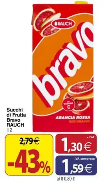 Docks Cash&Carry Succhi di Frutta Bravo RAUCH offerta