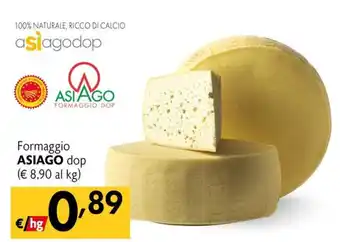 Eurospesa Formaggio ASIAGO dop offerta