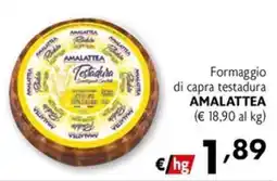 Eurospesa Formaggio di capra testadura AMALATTEA offerta