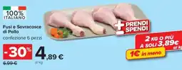 Carrefour Iper Fusi e Sovracosce di Pollo offerta
