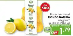 Eurospesa Limoni MONDO NATURA offerta