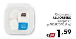 Eurospesa Cocco a pezzi F.LLI ORSERO offerta