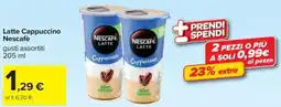 Carrefour Iper Latte Cappuccino Nescafe offerta