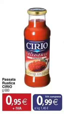 Docks Cash&Carry Passata Rustica CIRIO offerta