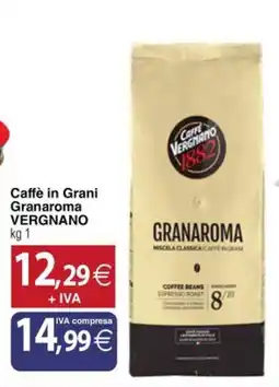 Docks Cash&Carry Caffè in Grani Granaroma VERGNANO offerta